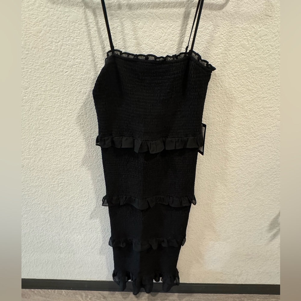 Bebe Midi Ruffle Dress - Picture 2 of 6
